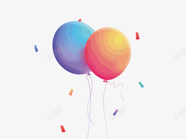 气球矢量图eps免抠素材_新图网 https://ixintu.com PNG图片素材 PNG素材 PNG素材免费下载 气球 漂浮 矢量图