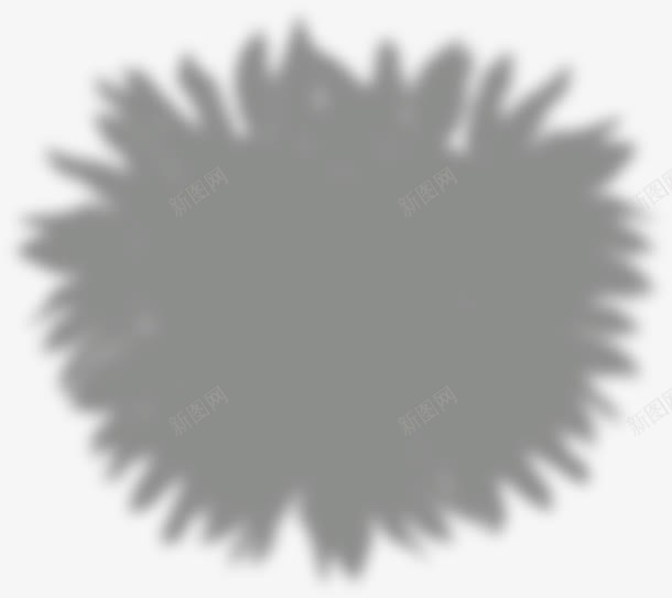 灰色的圆形装饰图案png免抠素材_新图网 https://ixintu.com 图案 圆形 灰色 装饰