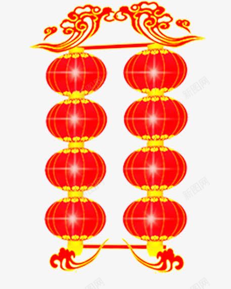 红色创意中国风元素灯笼png免抠素材_新图网 https://ixintu.com 元素 创意 国风 灯笼 红色
