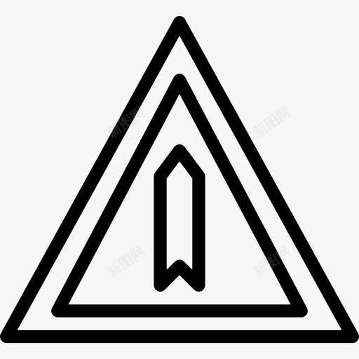 交通标志图标png_新图网 https://ixintu.com 三角形 交通标志 信号 危险标志 警报