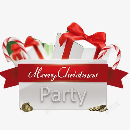 圣诞节party礼物png免抠素材_新图网 https://ixintu.com party 圣诞节 礼物盒 背景元素