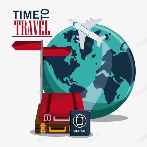 环世界旅游最佳时机png免抠素材_新图网 https://ixintu.com 卡通 护照 旅游 最佳时机 环世界