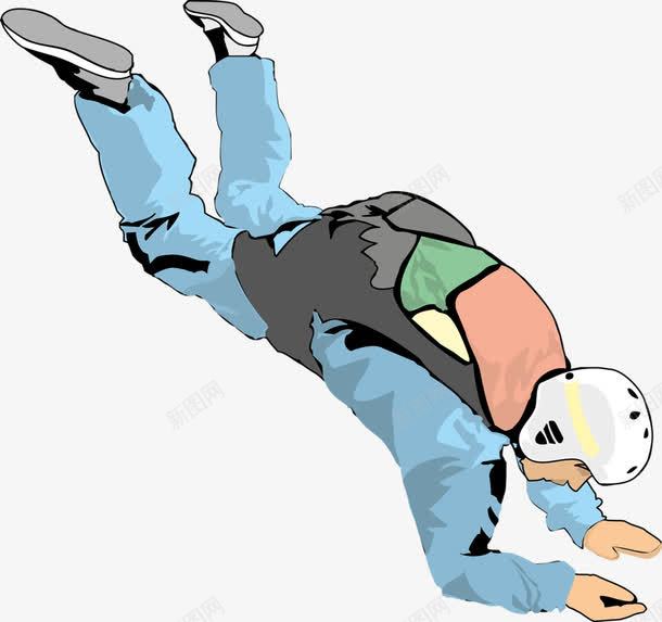 跳伞运动员png免抠素材_新图网 https://ixintu.com 健身 冲浪 卡通 卡通人物 滑雪 美女 运动