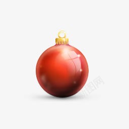 红色的圣诞球图标小红球png_新图网 https://ixintu.com 图标 圣诞 红球 红色