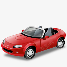 车蓬式汽车红色的transporticonpng免抠素材_新图网 https://ixintu.com Cabriolet Red car 红色的 蓬式汽车 车