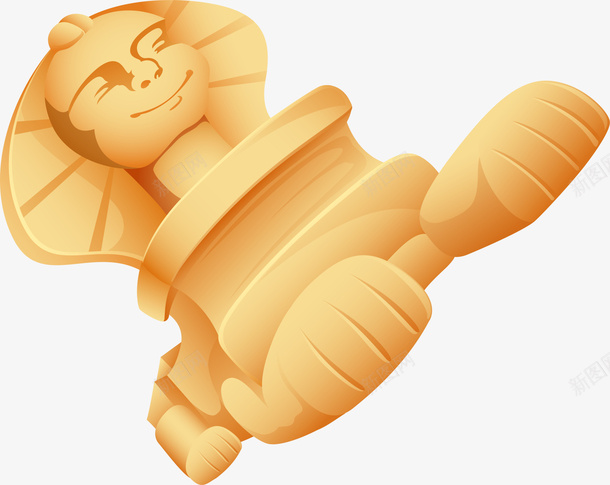 黄色狮身人面像png免抠素材_新图网 https://ixintu.com 印度 埃及 狮身人面像 装饰图案 雕塑 黄色雕像