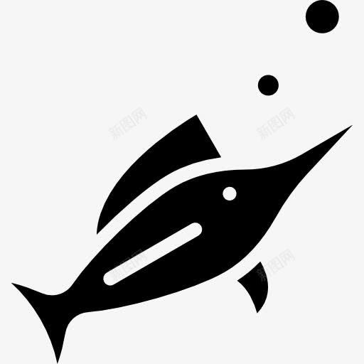 剑鱼图标png_新图网 https://ixintu.com 动物 水族馆 水生生物 海洋生物 鱼