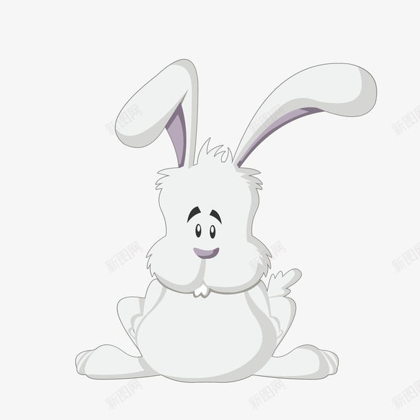 白色可爱小白兔矢量图eps免抠素材_新图网 https://ixintu.com png生动 免抠图 动物 可爱 小白兔 有趣 毛绒绒 白色 矢量图
