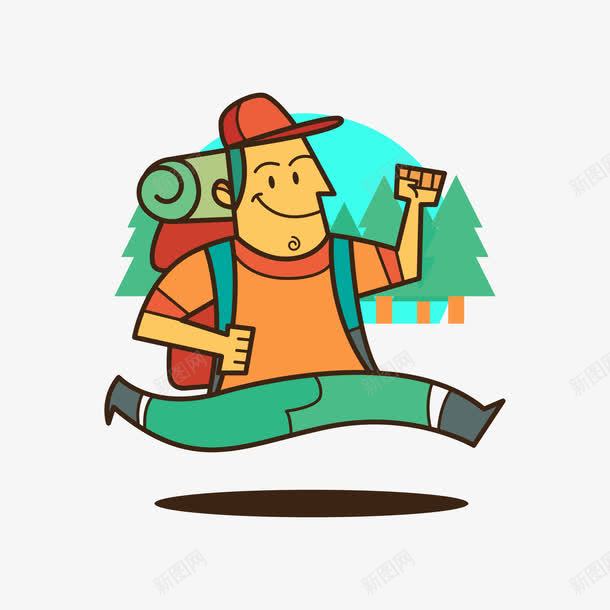 旅行人物卡通png免抠素材_新图网 https://ixintu.com 人物 卡通 旅行