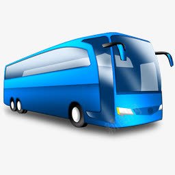蓝色公交png免抠素材_新图网 https://ixintu.com 公交 图片 蓝色 蓝色城市公交车