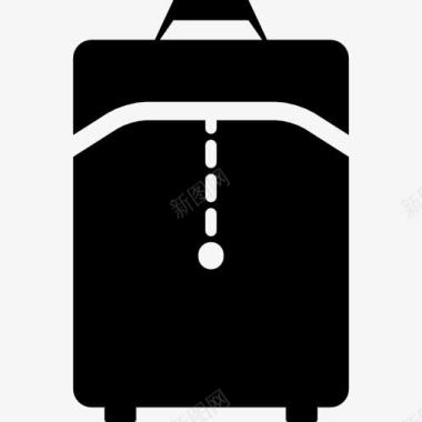 旅行袋黑色界面符号图标图标
