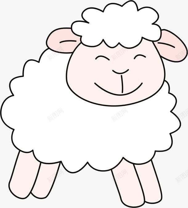 卡通羊png免抠素材_新图网 https://ixintu.com AI 动物 卡通 山羊 手绘 线条 羊 羊羔