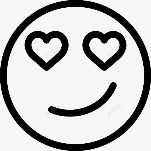 爱图标png_新图网 https://ixintu.com 圆形的脸 平方 微笑 接口 爱情 爱没有距离 表情 表情符号