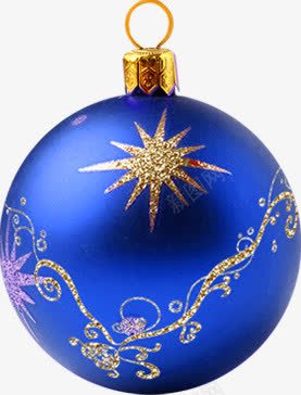 蓝色圣诞节装饰球png免抠素材_新图网 https://ixintu.com 圣诞节 素材 蓝色 装饰