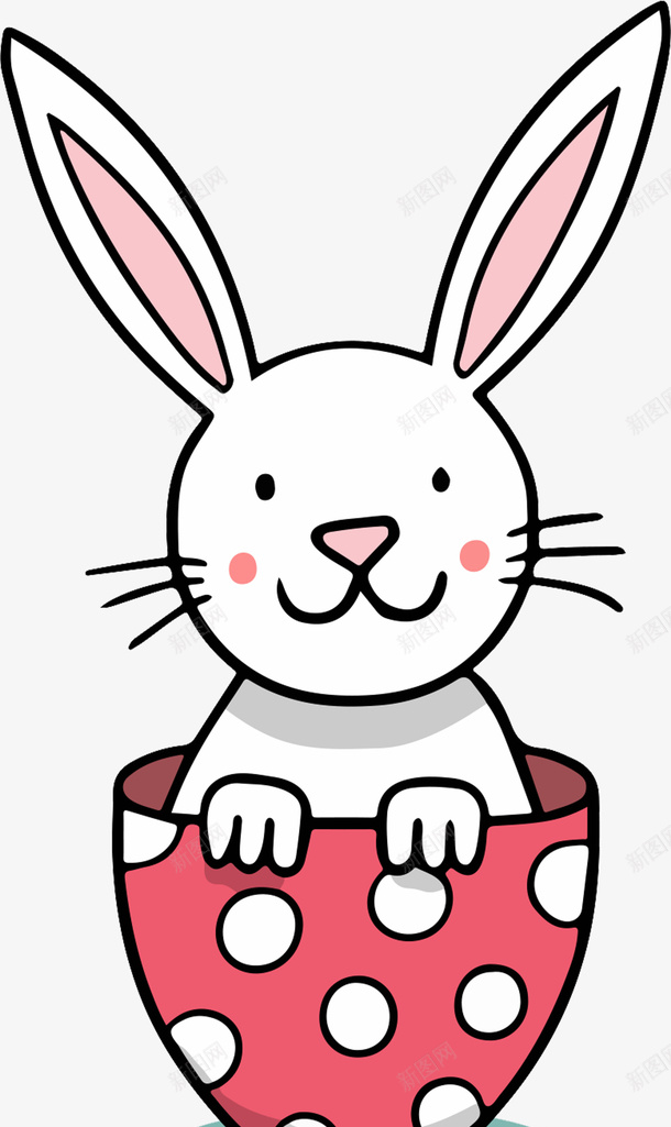 卡通手绘可爱小兔png免抠素材_新图网 https://ixintu.com 免抠图 卡通手绘 卡通手绘可爱小兔子免抠图 可爱 图案 小兔子