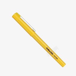黄色水性笔持久使用时尚素材