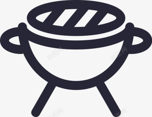 厨电烧烤图标图标