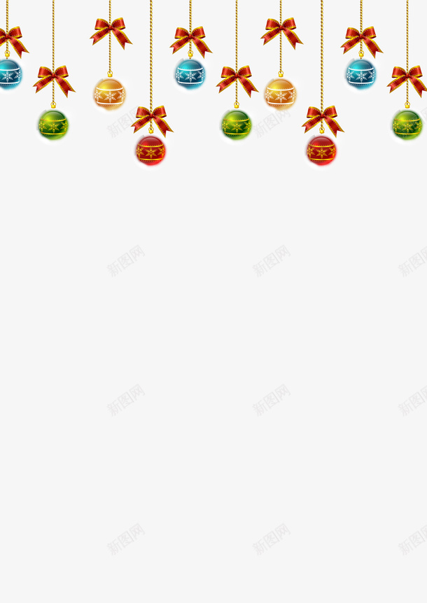 圣诞节球球装饰图png免抠素材_新图网 https://ixintu.com 圣诞节素材 素材 装饰素材