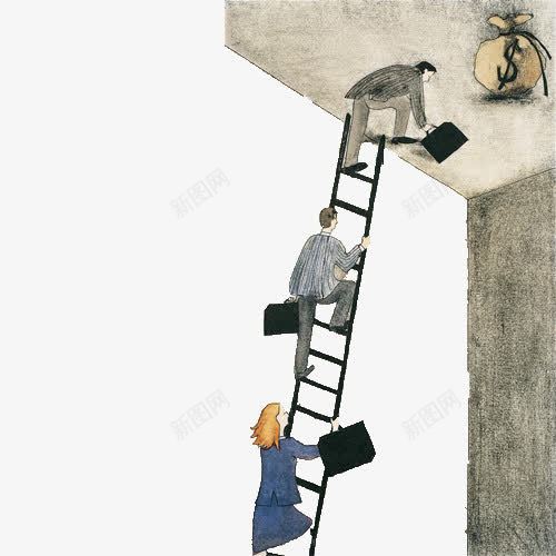 插画楼梯的故事png免抠素材_新图网 https://ixintu.com 上楼 卡通 插画 故事 楼梯 爬楼梯 爬楼梯男子