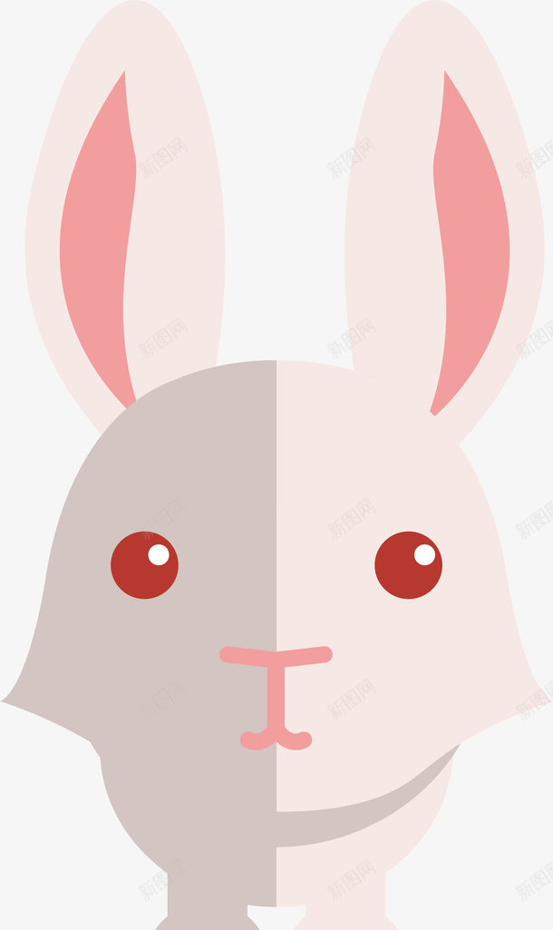 扁平动物图案矢量图ai免抠素材_新图网 https://ixintu.com 兔子 动物 卡通 图案 扁平 矢量图