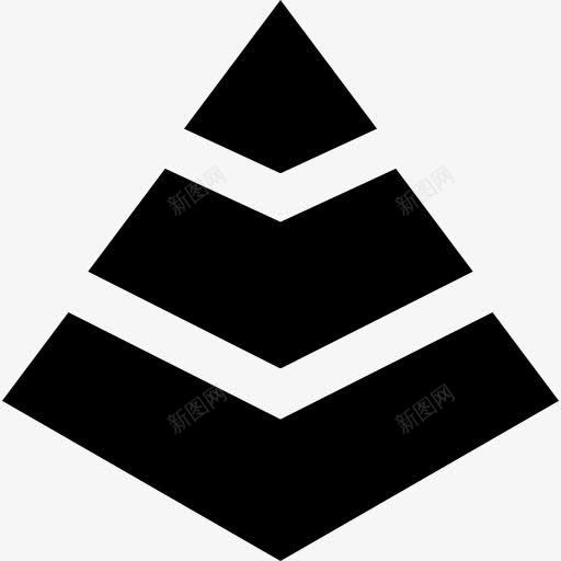金字塔图图标png_新图网 https://ixintu.com 三级金字塔 优先 分布 图 图形业务 金字塔 金字塔阶梯