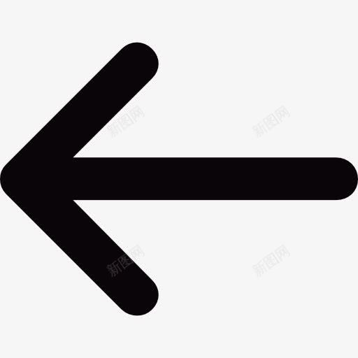 薄的左箭头的图标png_新图网 https://ixintu.com 左 箭头 箭头方向