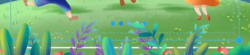手绘卡通儿童节背景元素psd设计背景_新图网 https://ixintu.com 儿童节 六一 卡通元素 手绘 植物装饰 气球 背景图