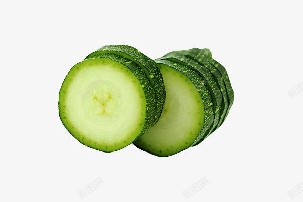 夏南瓜片png免抠素材_新图网 https://ixintu.com 夏南瓜片 实物 新鲜 绿色 蔬菜