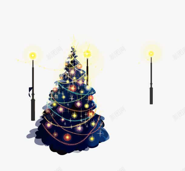 挂着礼物的圣诞树png免抠素材_新图网 https://ixintu.com 圣诞树 圣诞节 矢量圣诞树 礼物 礼物树