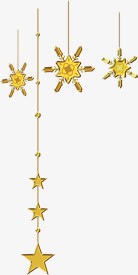 手绘黄色星星新年装饰png免抠素材_新图网 https://ixintu.com 新年 星星 装饰 黄色