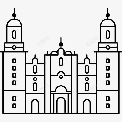 莫雷利亚大教堂在墨西哥图标png_新图网 https://ixintu.com 古迹 墨西哥 教堂 莫雷利亚
