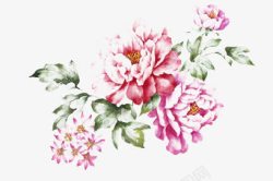 彩绘大树PPT装饰花朵高清图片