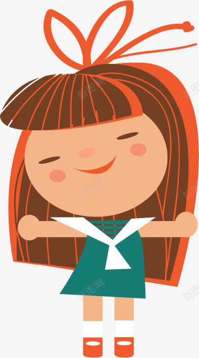 卡通萌娃小人png免抠素材_新图网 https://ixintu.com 儿童读物插图 卡通人物 呆萌