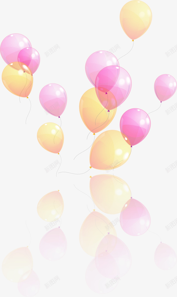 节日彩色气球矢量图ai免抠素材_新图网 https://ixintu.com 彩色 气球 节日 矢量图