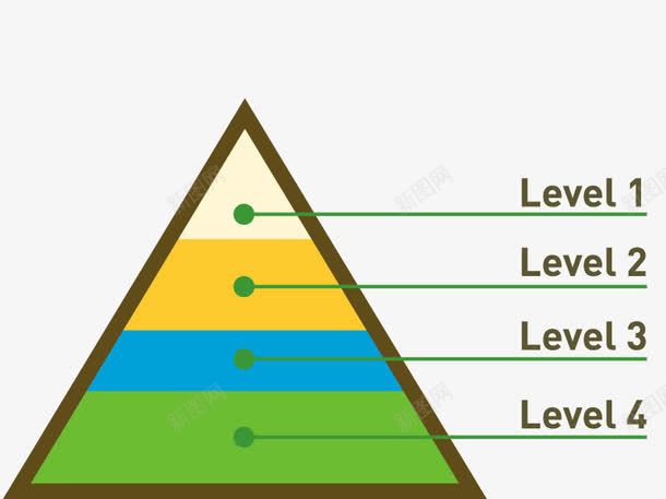 三角形金字塔矢量图ai免抠素材_新图网 https://ixintu.com 漂亮 绿色 高清 矢量图
