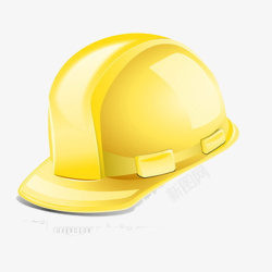 卡通矿工黄色logo安全素材