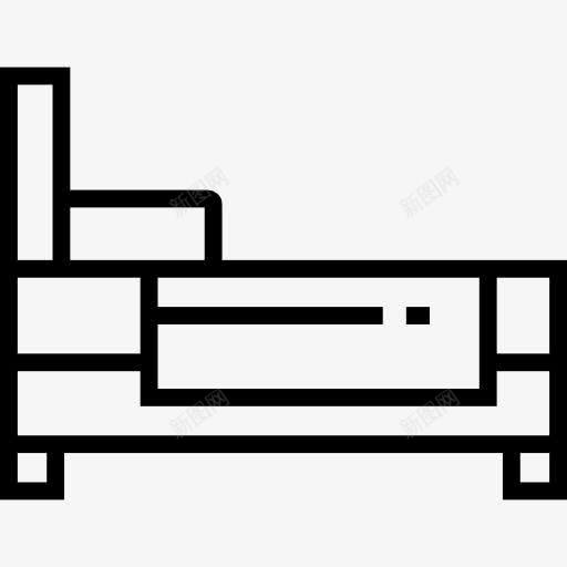 床图标png_新图网 https://ixintu.com 困 家具和家居 宿舍 床 睡觉 酒店