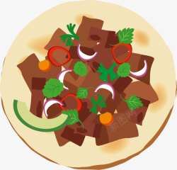 卡通美食矢量图素材