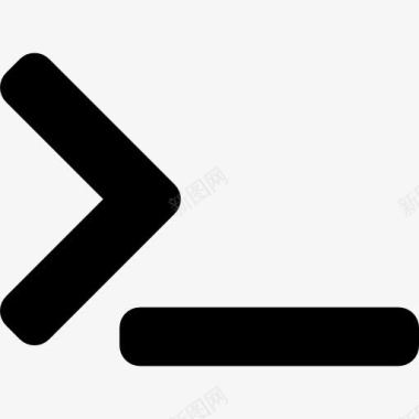 右箭头键角和水平下一行代码的迹象图标图标