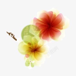 AI矢量鸡蛋花简约花纹高清图片