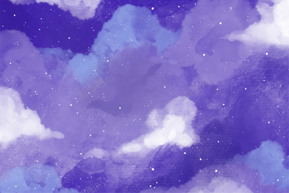 蓝紫色星空背景图背景
