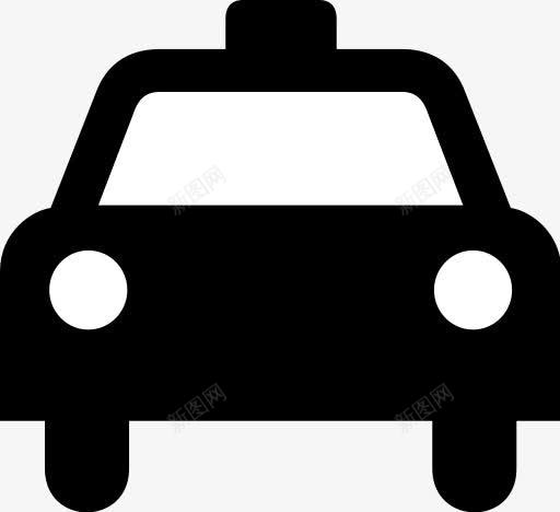 小型车出租车AIGA符号标志png免抠素材_新图网 https://ixintu.com Car taxi 出租车 小型车
