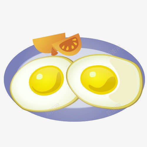 卡通煎蛋png免抠素材_新图网 https://ixintu.com 早餐 煎蛋 美食