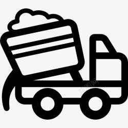 荷载载重卡车图标高清图片