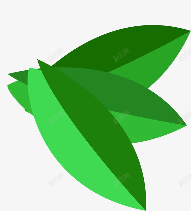 绿色卡通树叶清新活动png免抠素材_新图网 https://ixintu.com 卡通 树叶 活动 清新 绿色 设计