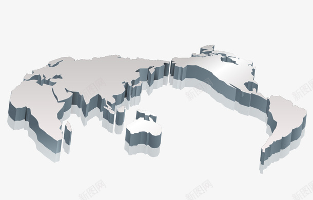 地图矢量图ai免抠素材_新图网 https://ixintu.com 科技 立体 立体地图 矢量图