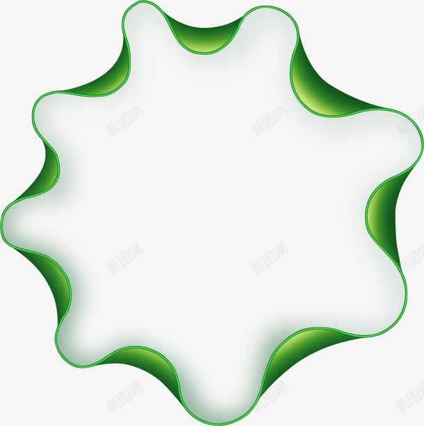 绿色创意花纹抽象png免抠素材_新图网 https://ixintu.com 创意 抽象 绿色 花纹 设计