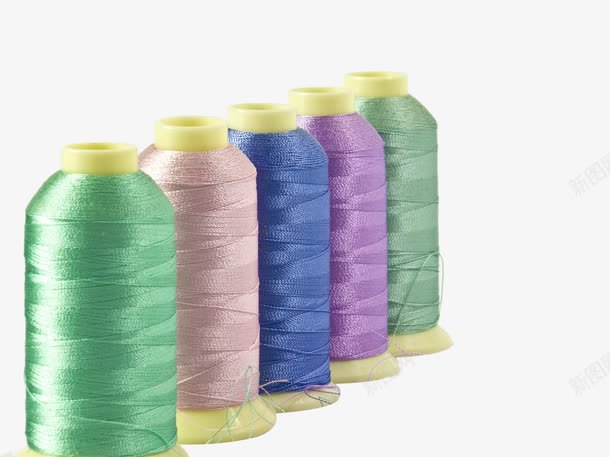 棉缝纫线png免抠素材_新图网 https://ixintu.com 尼龙线 彩色线 缝纫线 锦纶线