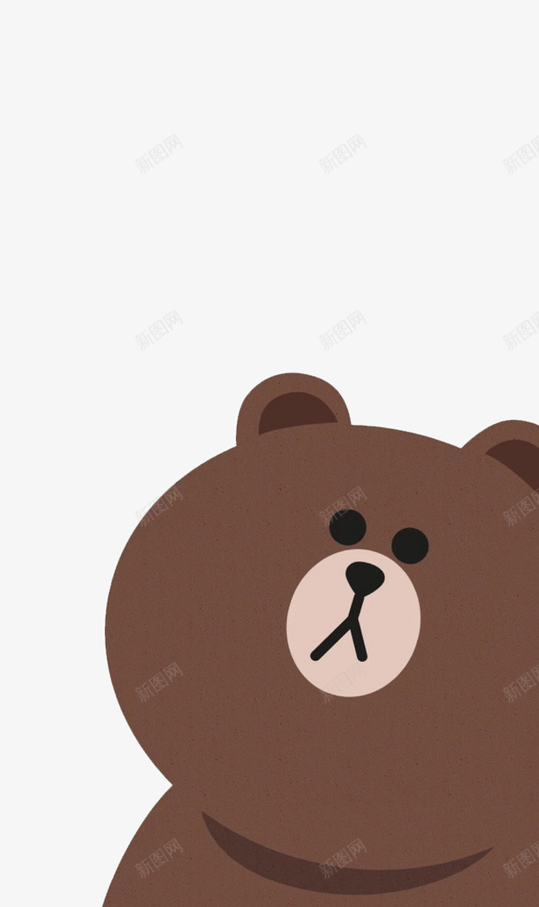 可爱的熊png免抠素材_新图网 https://ixintu.com 卡通 棕色 熊