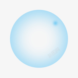 装饰泡泡调皮蓝色漂浮泡泡透明小泡泡高清图片
